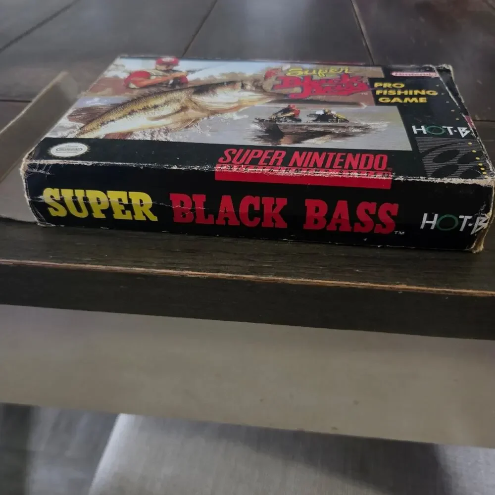 SNES Super Black Bass Game CIB